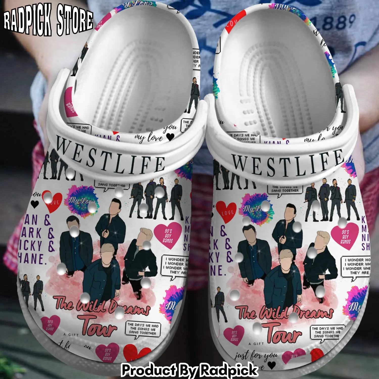 Radpick premium westlife music clogs shoes comfortable for men women rp6522019